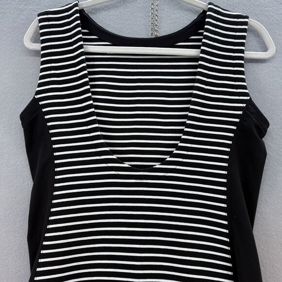 Athleta Mala Striped Tank Dress Women’sPlus Size XXL Sleeveless Stretchy Bodycon - Picture 4 of 7